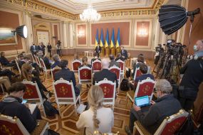 Volodymyr Zelensky's press conference for foreign media