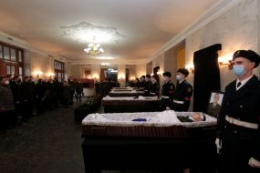 Farewell to the National Guardsmen killed in the shooting at the Southern Machine-Building Plant