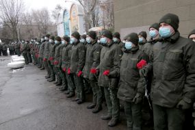 Farewell to the National Guardsmen killed in the shooting at the Southern Machine-Building Plant