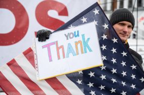 An action #ThanksFriends