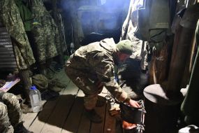 Украинский военнослужащий