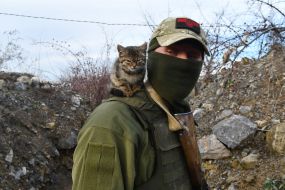 Ukrainian serviceman