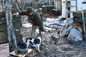 Ukrainian serviceman