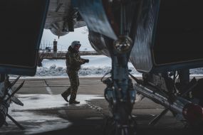 Preparation for training flights