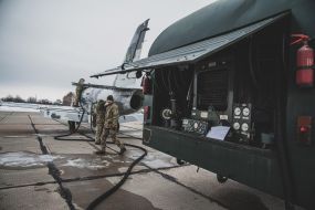 Preparation for training flights