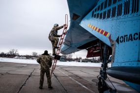 Preparation for training flights