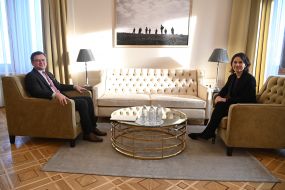 Dmytro Kuleba and Annalena Berbok