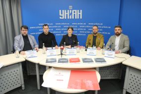 Yuriy Havrylechko, Tymur Chmeruk, Kateryna Odarchenko, Anton Biletskyy and  Oleksandr Khmara