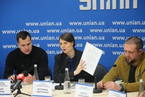 Tymur Chmeruk, Kateryna Odarchenko and Anton Biletskyy