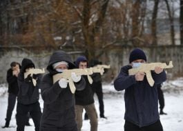 Военная обучение для населения в Киеве