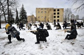Военная обучение для населения в Киеве