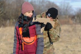 Military training for the civilian population in Lviv