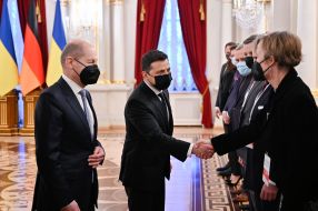 Meeting of Volodymyr Zelensky and Olaf Scholz