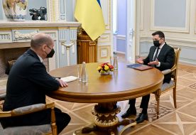 Meeting of Volodymyr Zelensky and Olaf Scholz