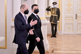 Meeting of Volodymyr Zelensky and Olaf Scholz