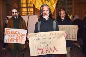 Action for the resignation of Serhiy Shkarlet