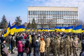 Мероприятия по случаю Дня единения в Херсоне