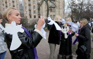 Silent action "Angels of memory"