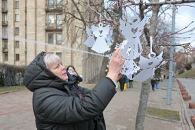 Silent action "Angels of memory"