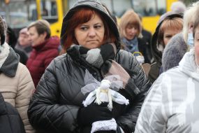 Silent action "Angels of memory"