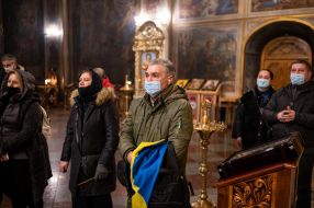 Memorial service for the Heroes of the Heavenly Hundred