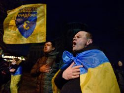 Procession of memory in honor of the Heroes of the Heavenly Hundred