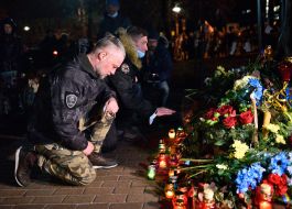 Procession of memory in honor of the Heroes of the Heavenly Hundred