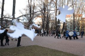 March in memory of the Heroes of the Heavenly Hundred in Ivano-Frankivsk