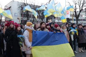 March in memory of the Heroes of the Heavenly Hundred in Ivano-Frankivsk