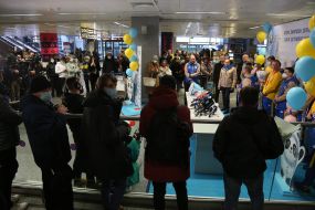 Александр Абраменко и  и сборная команда по фристайлу