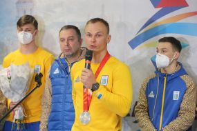 Александр Абраменко и  и сборная команда по фристайлу