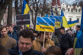 March of Unity for Ukraine in Odessa