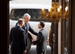 Volodymyr Zelensky, Andrzej Duda, Gitanas Nausėda