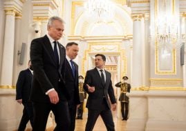 Volodymyr Zelensky, Andrzej Duda, Gitanas Nausėda