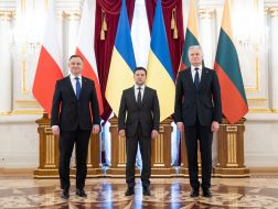 Volodymyr Zelensky, Andrzej Duda, Gitanas Nausėda