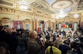 Volodymyr Zelensky, Andrzej Duda, Gitanas Nausėda