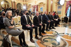 Participants of the meeting of the Presidents of Ukraine, Poland and Lithuania