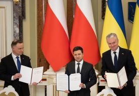 Volodymyr Zelensky, Andrzej Duda, Gitanas Nausėda