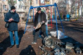 Наслідки обстрілу у Харкові