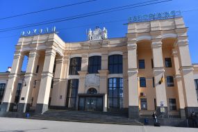 Railway station in Zaporozhye