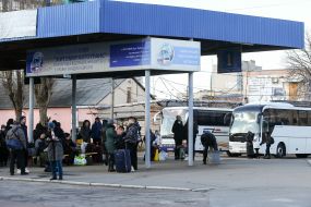 Bus station in Zhytomyr