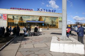 Bus station in Zhytomyr