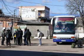 Bus station in Zhytomyr