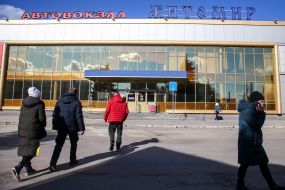 Bus station in Zhytomyr