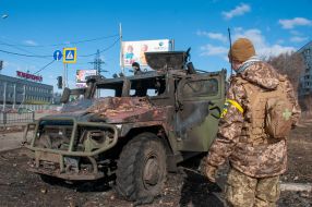 Burnt Russian AFV "Tiger"