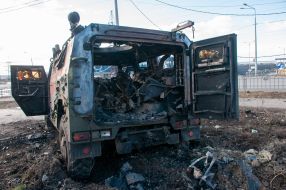 Burnt Russian AFV "Tiger"