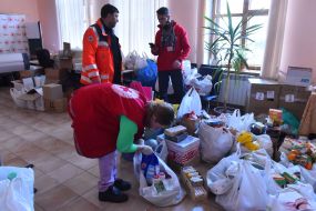 The military hospital received assistance from the residents of Zaporizhia and the Red Cross