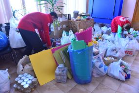 The military hospital received assistance from the residents of Zaporizhia and the Red Cross