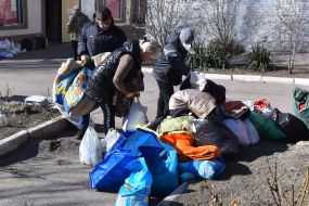 The military hospital received assistance from the residents of Zaporizhia and the Red Cross