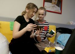 Patients at Okhmatdyt Children's Hospital